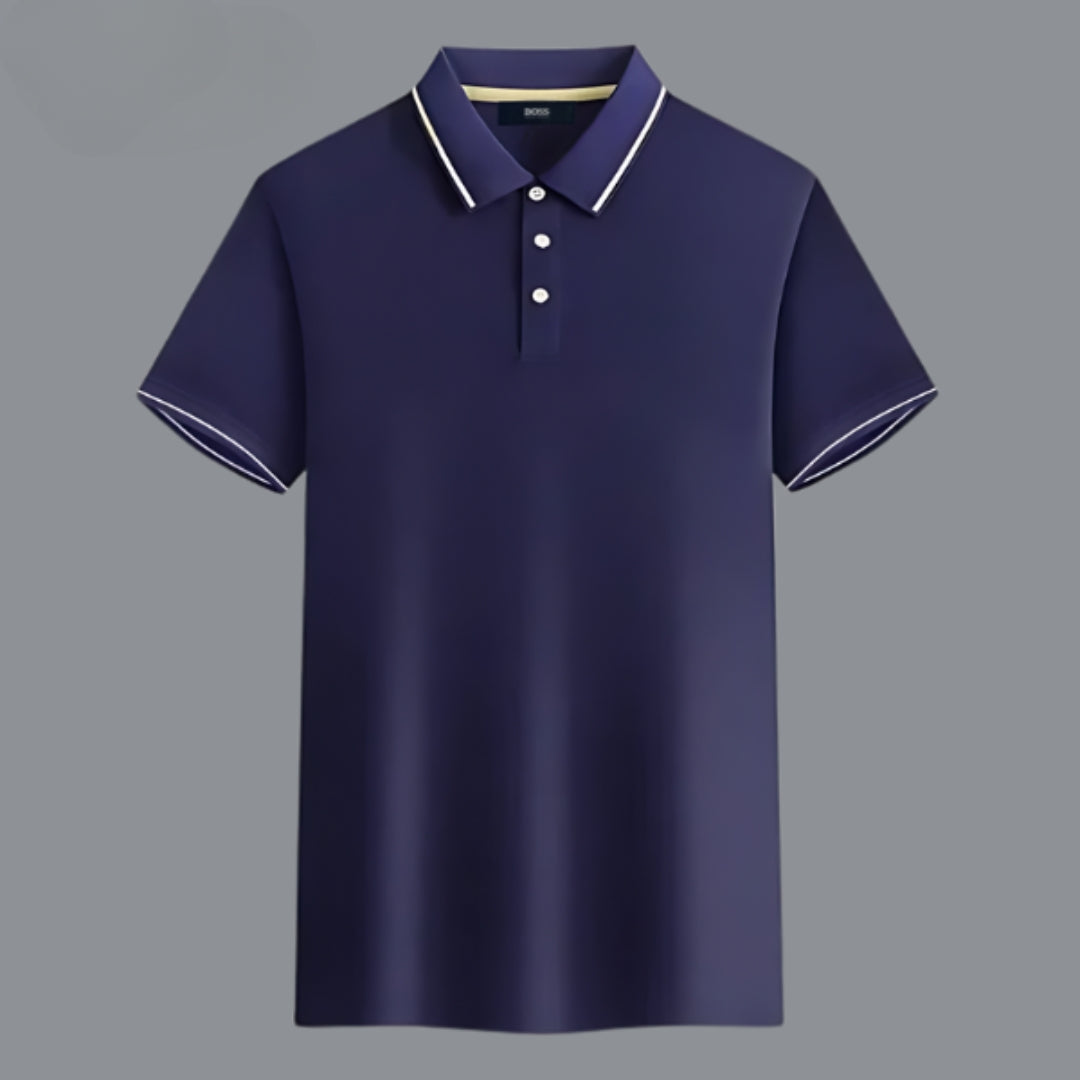 Cafe® | Klassiek gebreid poloshirt