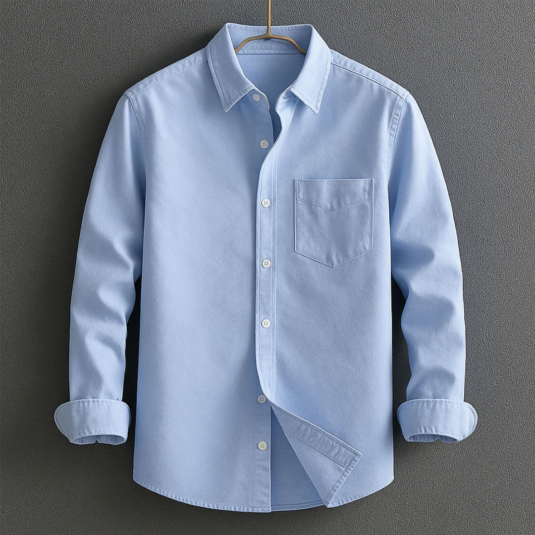 Alder® | Casual Polo met lange mouwen