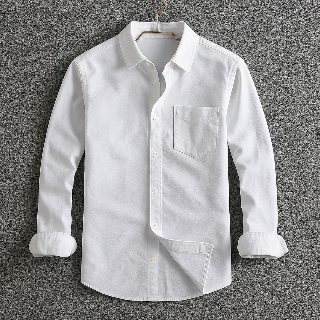 Alder® | Casual Polo met lange mouwen