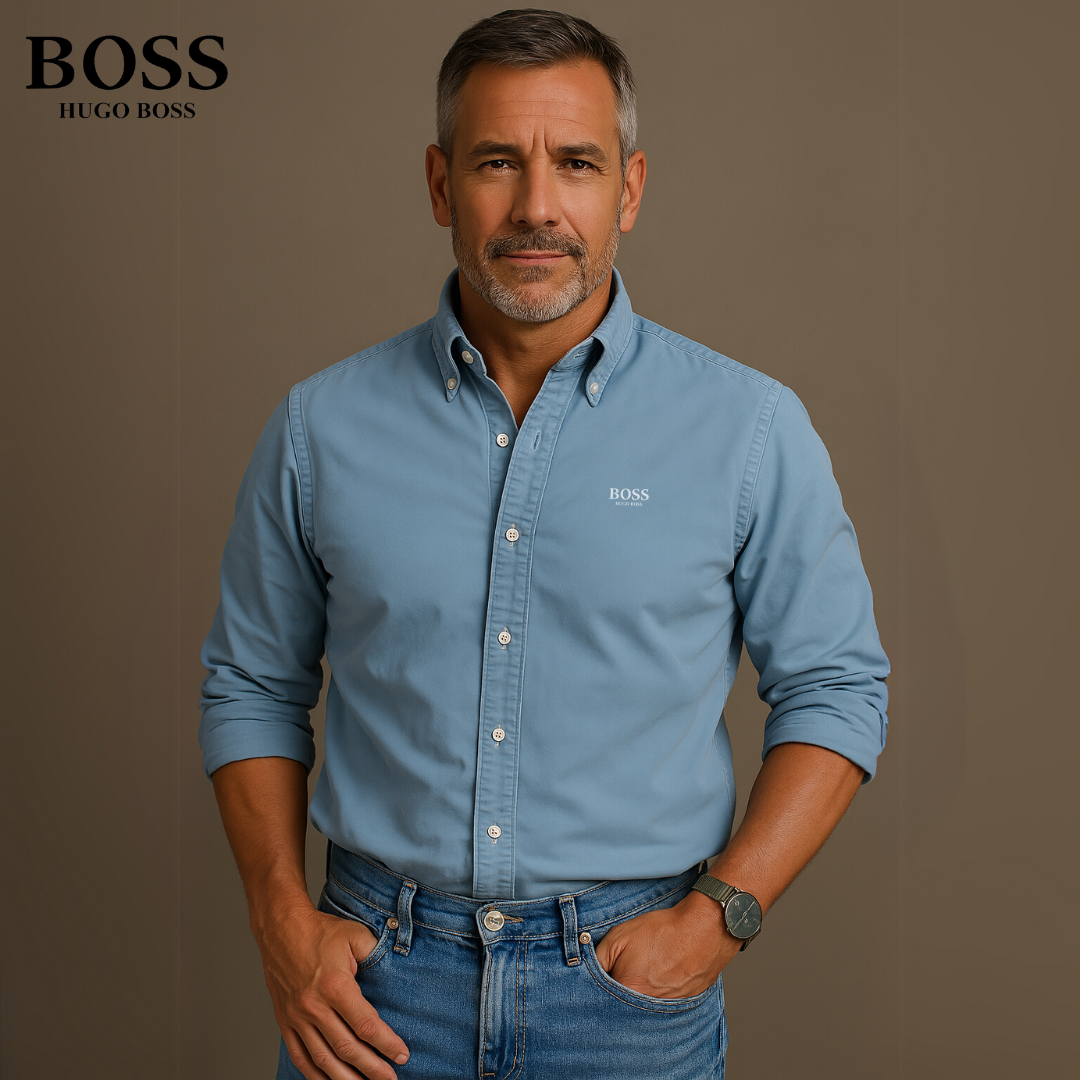 (1+1 Gratis) Mike® | Men's Casual Long Sleeve Shirt