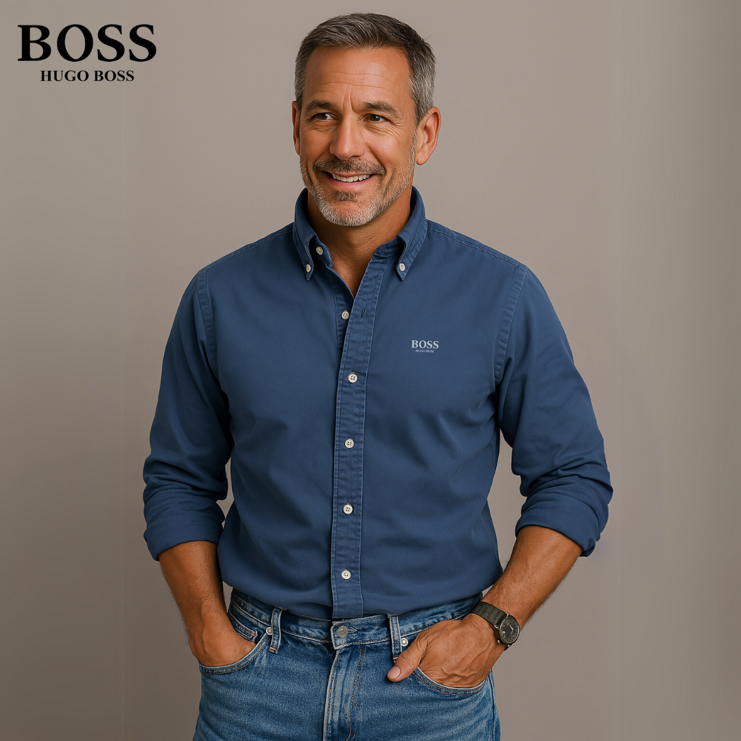 (1+1 Gratis) Mike® | Men's Casual Long Sleeve Shirt