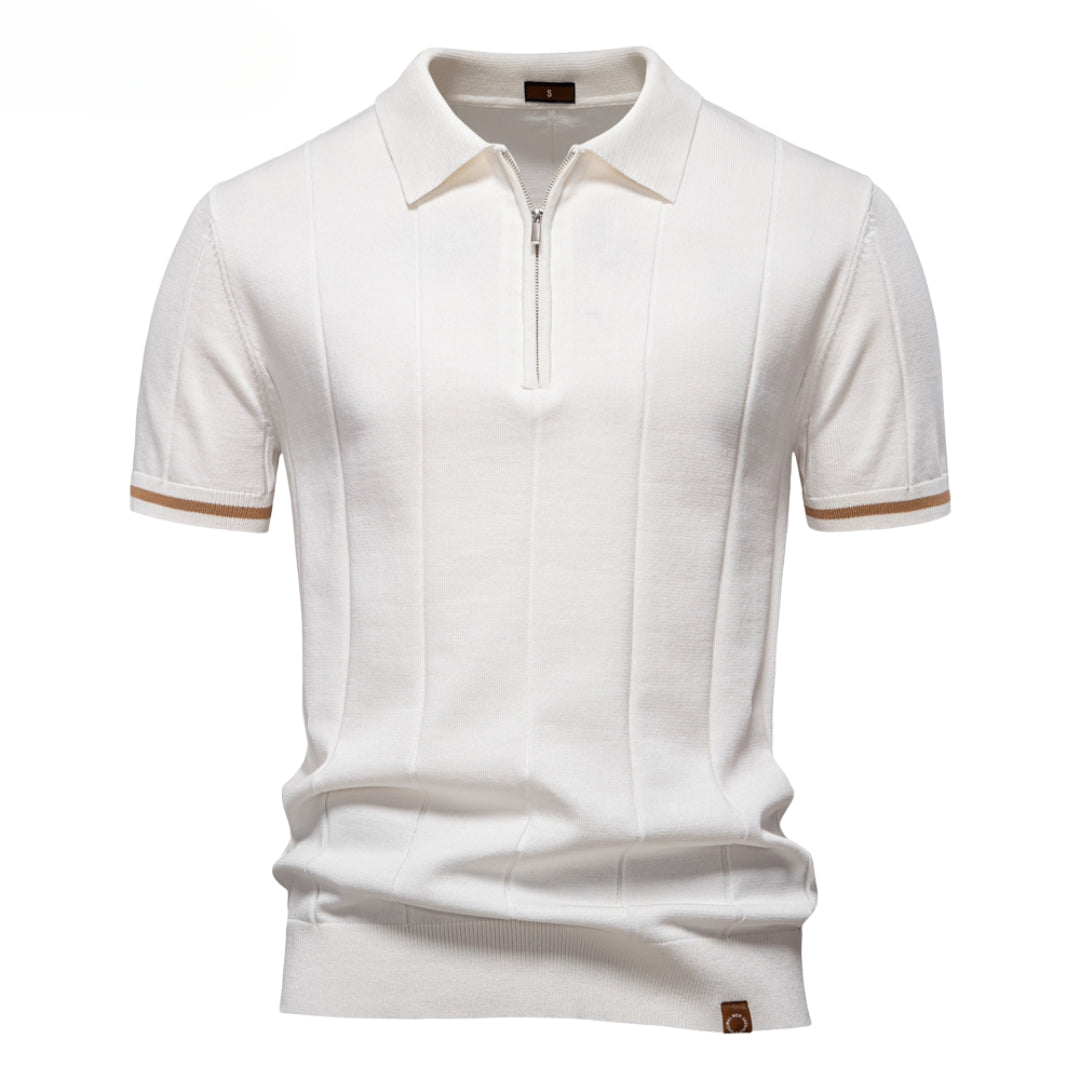Abner® | Klassiek gebreid poloshirt