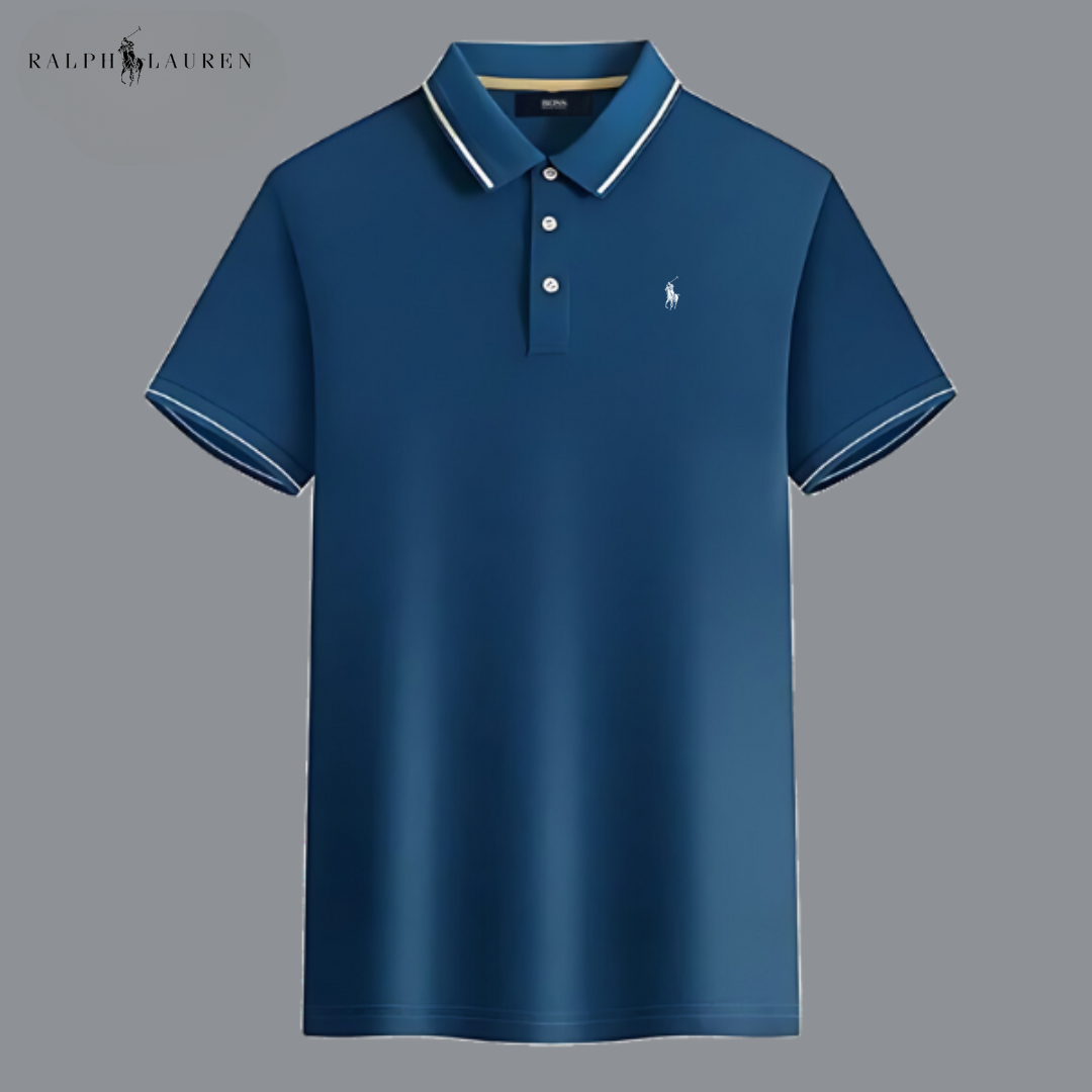 Cafe® | Klassiek gebreid poloshirt