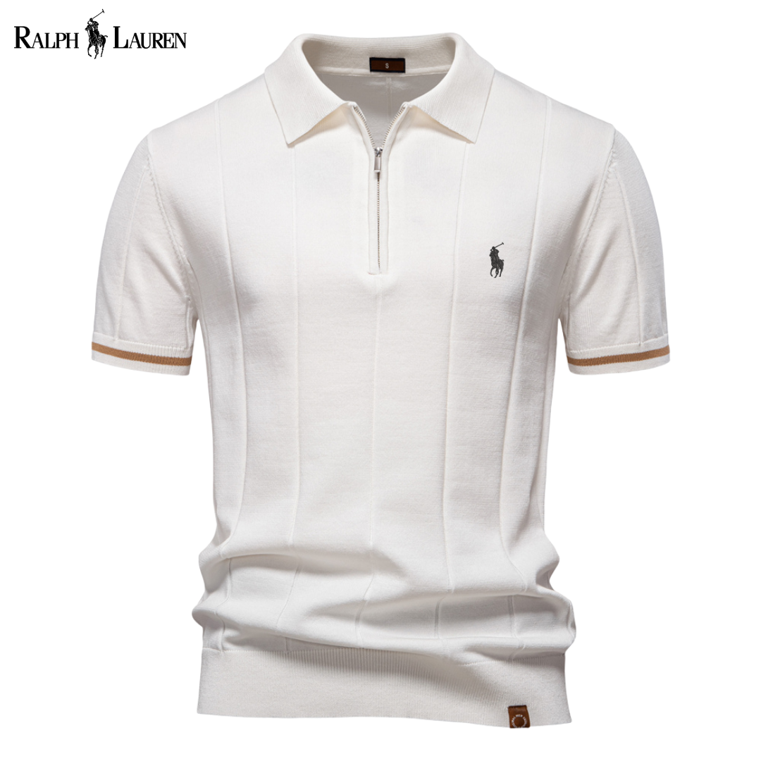 Abner® | Klassiek gebreid poloshirt