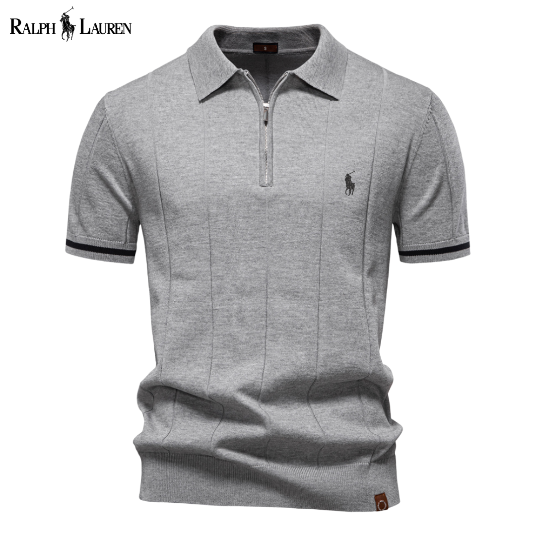 (1+1 Gratis) Abner® | Klassiek gebreid poloshirt