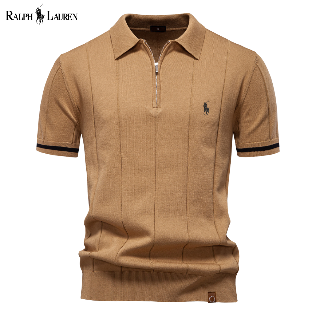 (1+1 Gratis) Abner® | Klassiek gebreid poloshirt