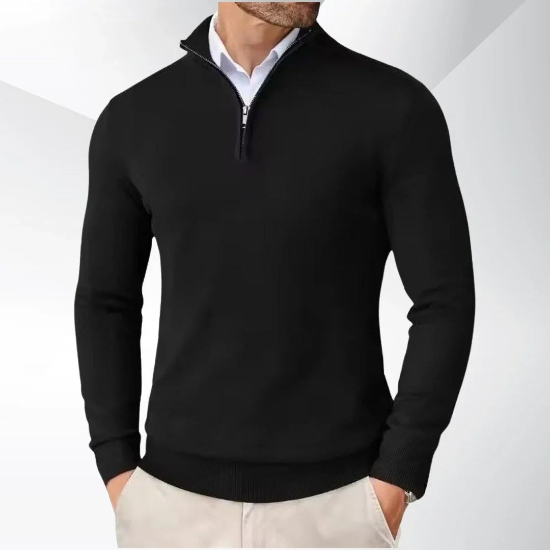 Andres® | Trui met halve rits
