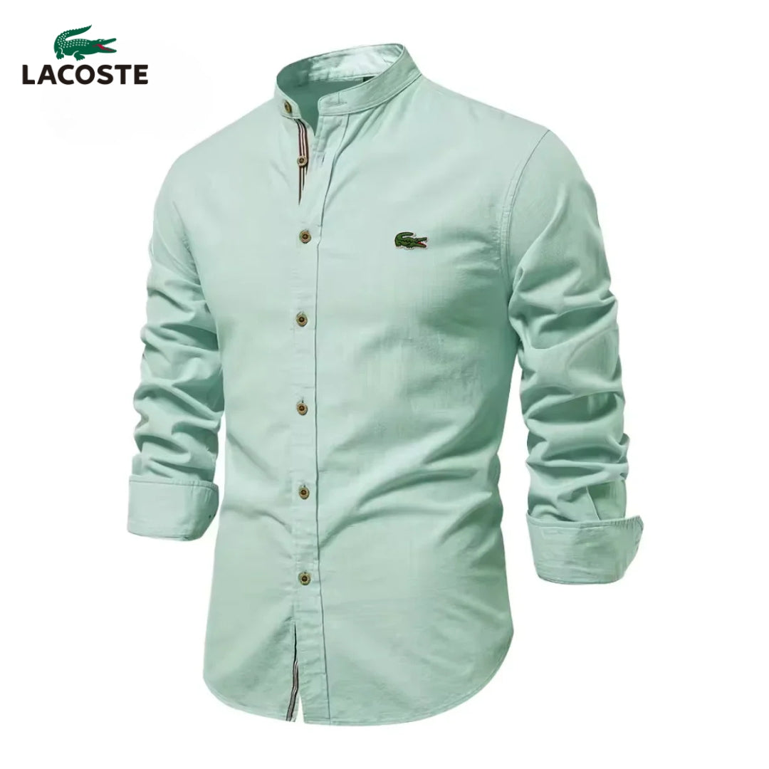 (1+1 Gratis) Lassy® | Geborduurd Katoenen Linnen Shirt