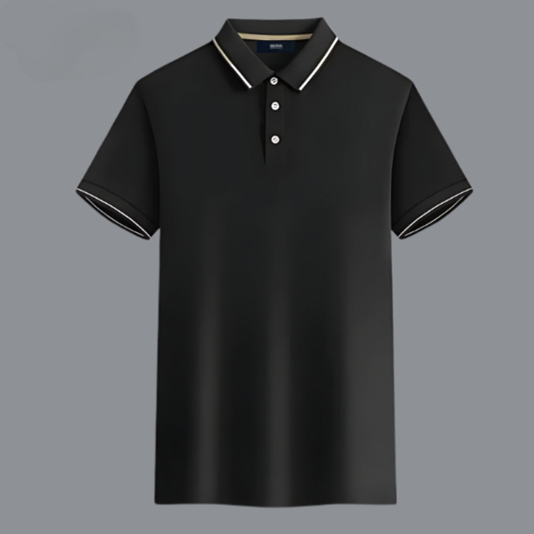 Cafe® | Klassiek gebreid poloshirt