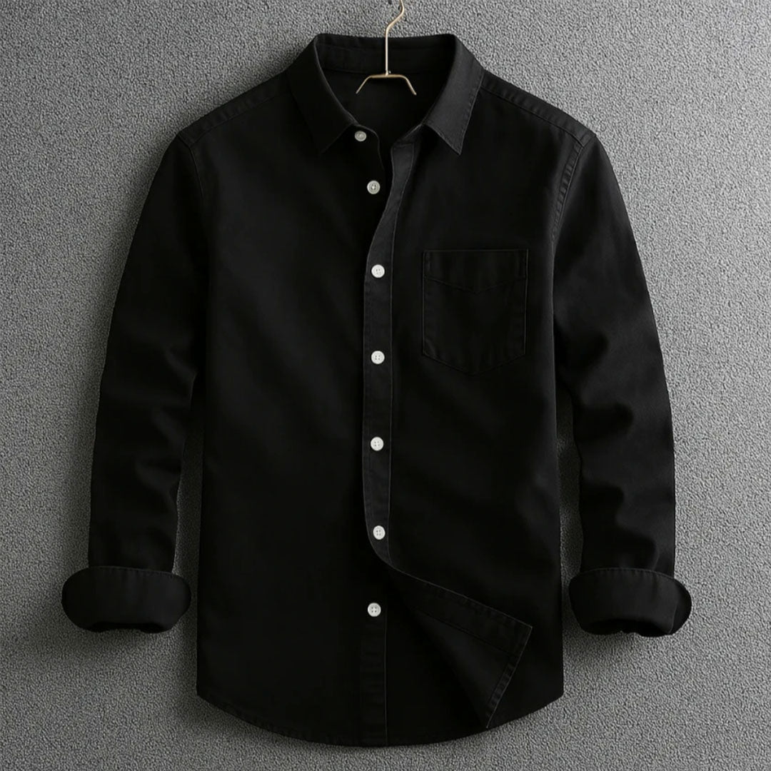 Alder® | Casual Polo met lange mouwen