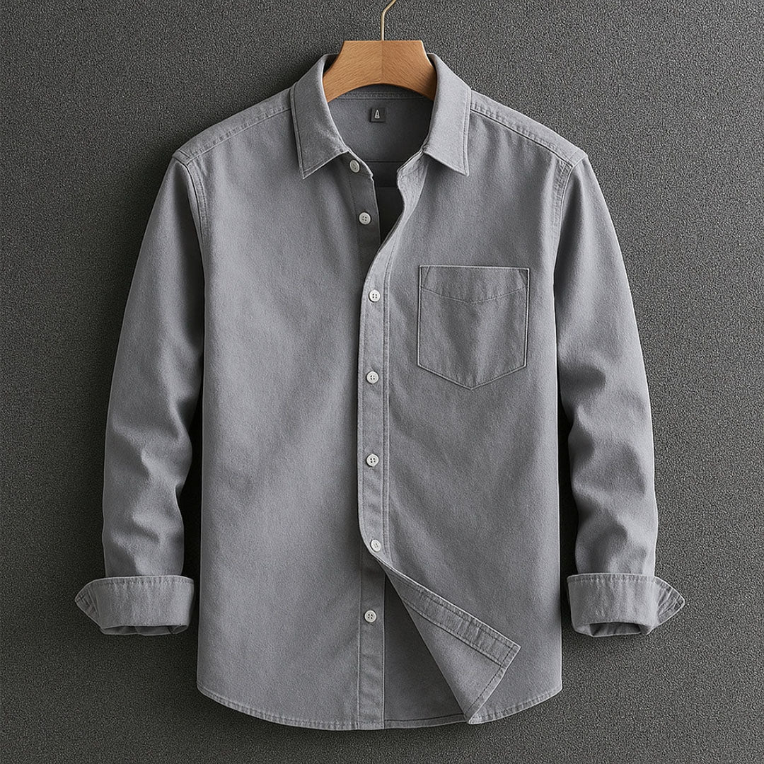 Alder® | Casual Polo met lange mouwen