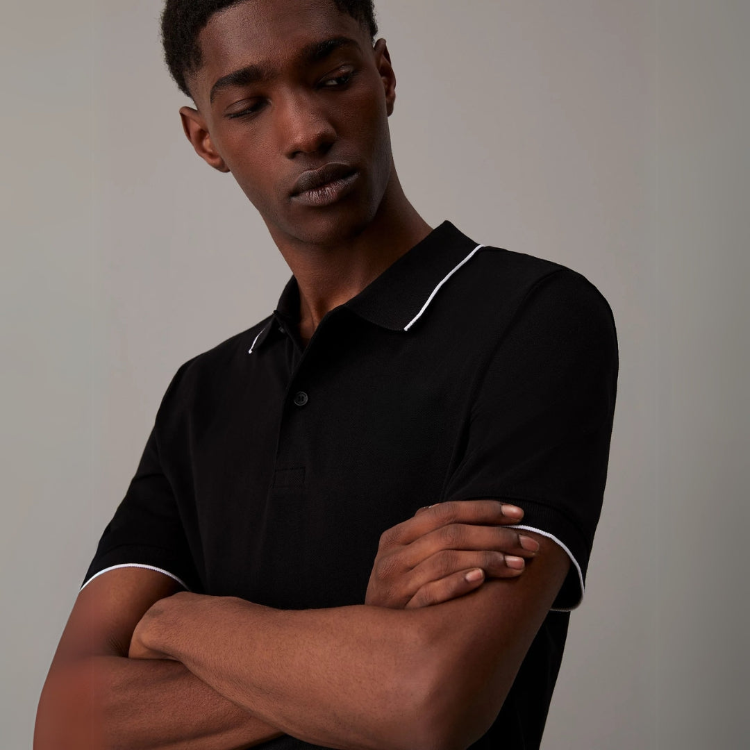 (1+1 Gratis) Julio® | Slim piqué poloshirt