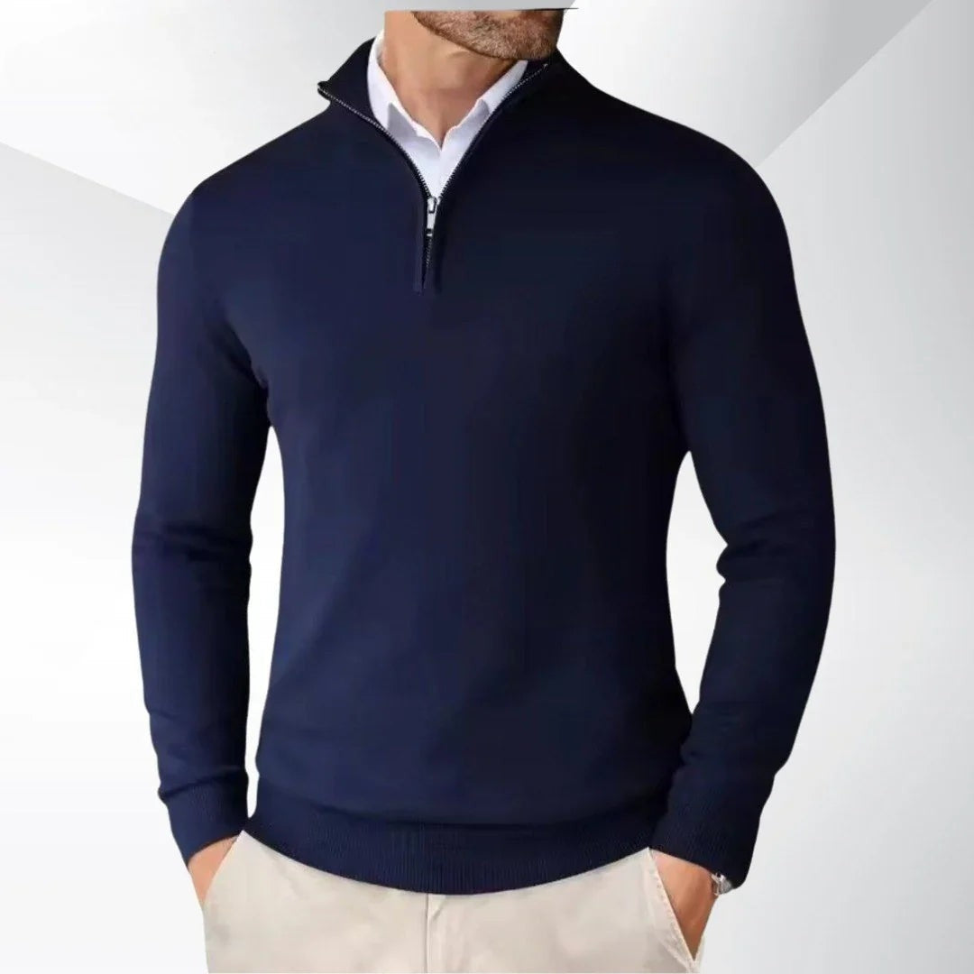 Andres® | Trui met halve rits