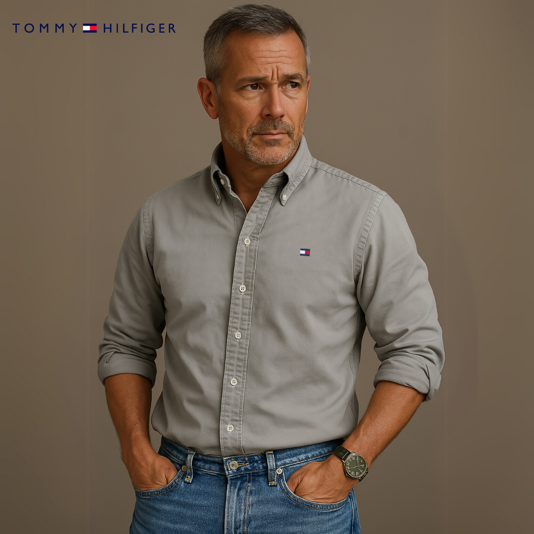 (1+1 Gratis) Mike® | Men's Casual Long Sleeve Shirt