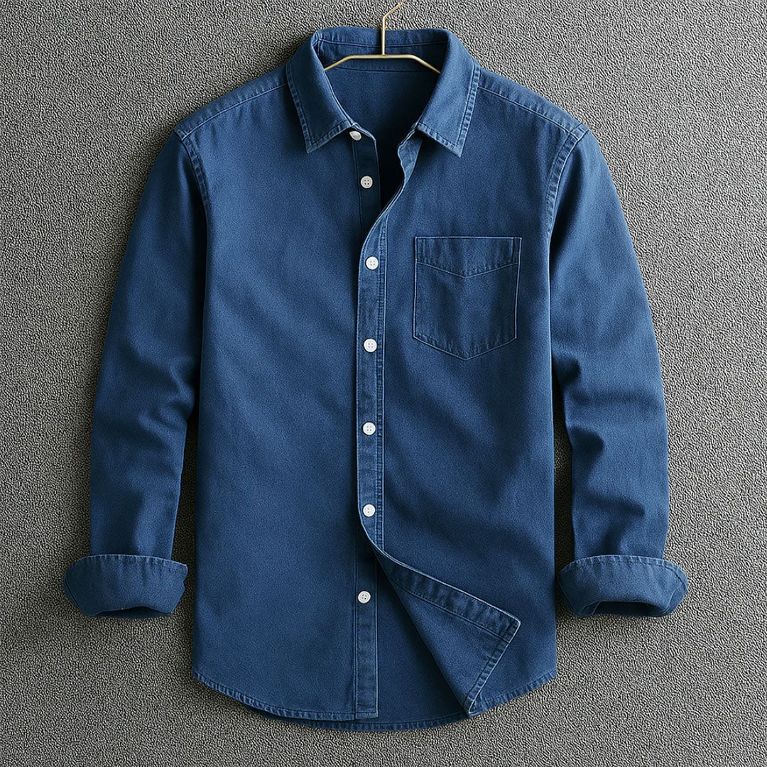 Alder® | Casual Polo met lange mouwen
