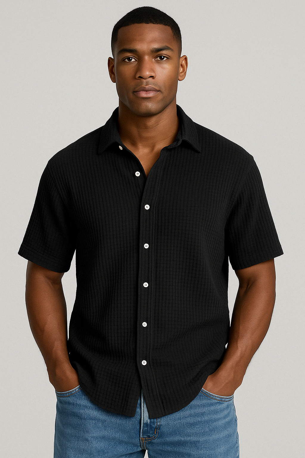 Blaire® | Button-Up overhemd met structuur