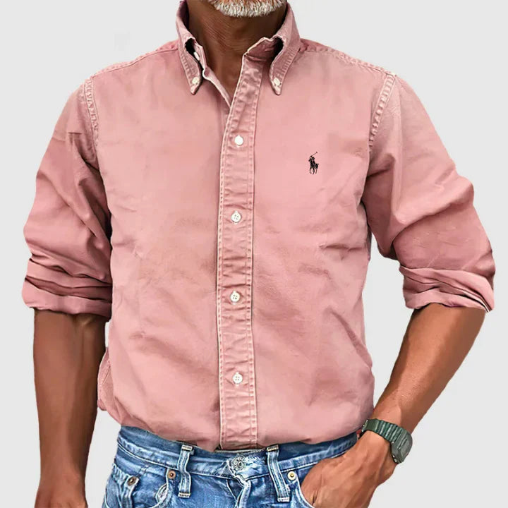 (1+1 Gratis) Mike® | Men's Casual Long Sleeve Shirt