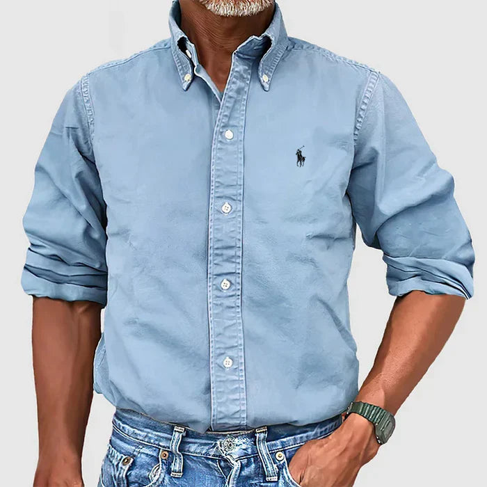 (1+1 Gratis) Mike® | Men's Casual Long Sleeve Shirt
