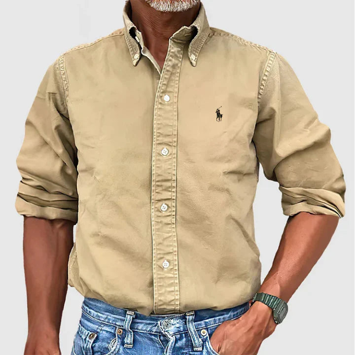 (1+1 Gratis) Mike® | Men's Casual Long Sleeve Shirt