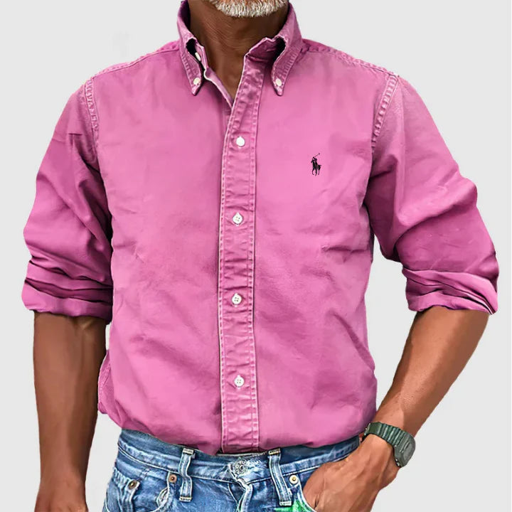 (1+1 Gratis) Mike® | Men's Casual Long Sleeve Shirt