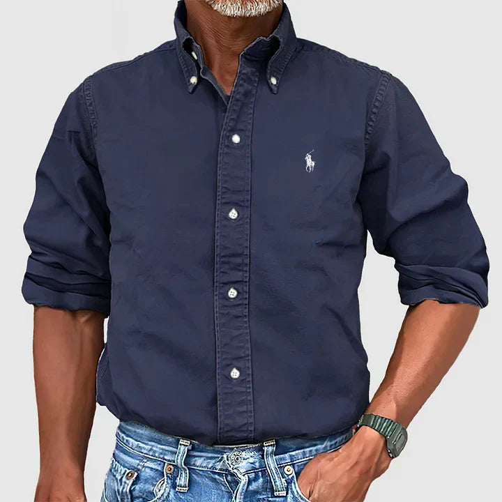 (1+1 Gratis) Mike® | Men's Casual Long Sleeve Shirt