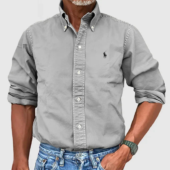 (1+1 Gratis) Mike® | Men's Casual Long Sleeve Shirt